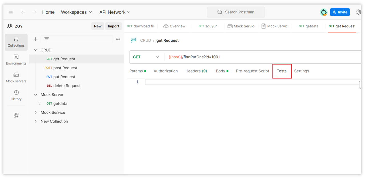 Postman tests