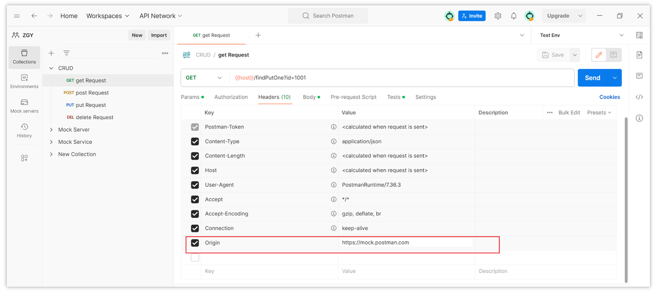 Using Request Headers in Postman