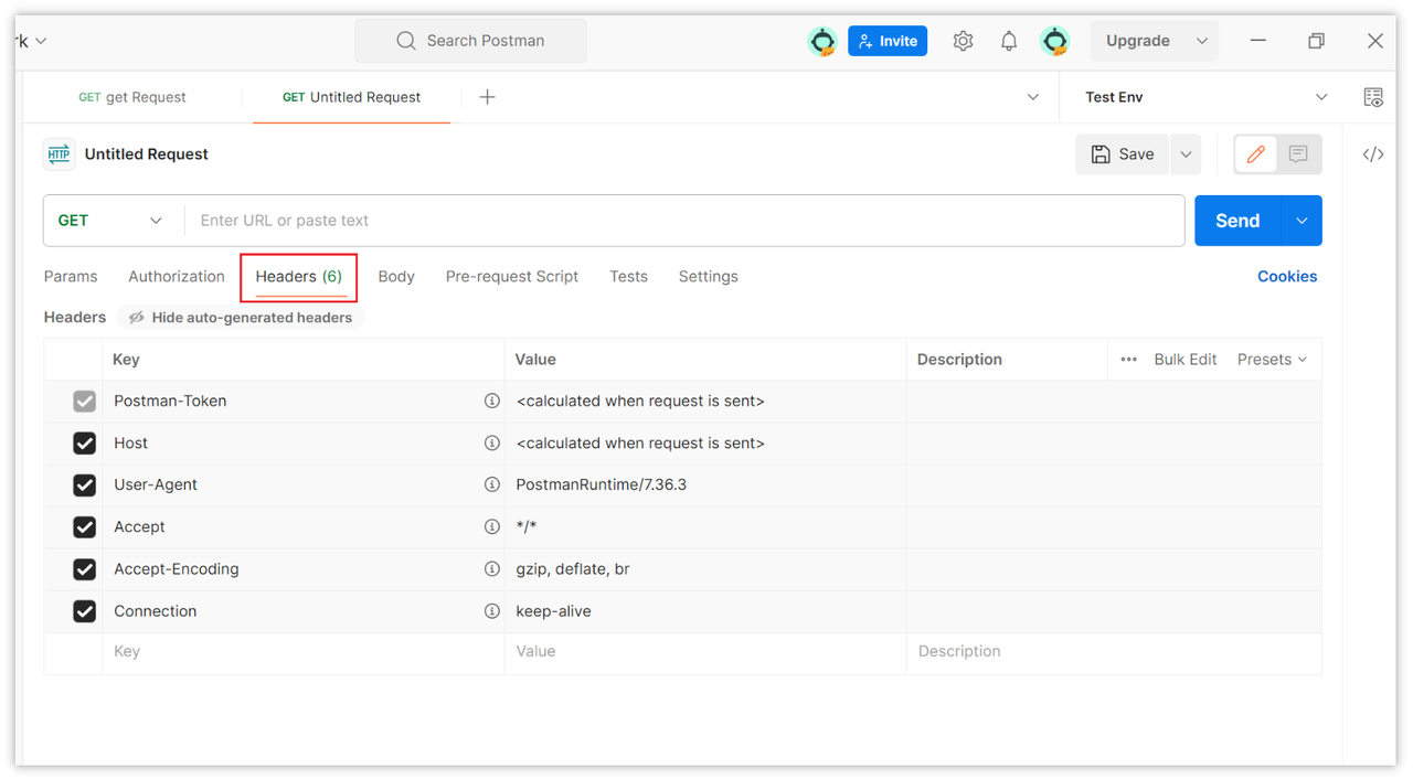 Using Request Headers in Postman