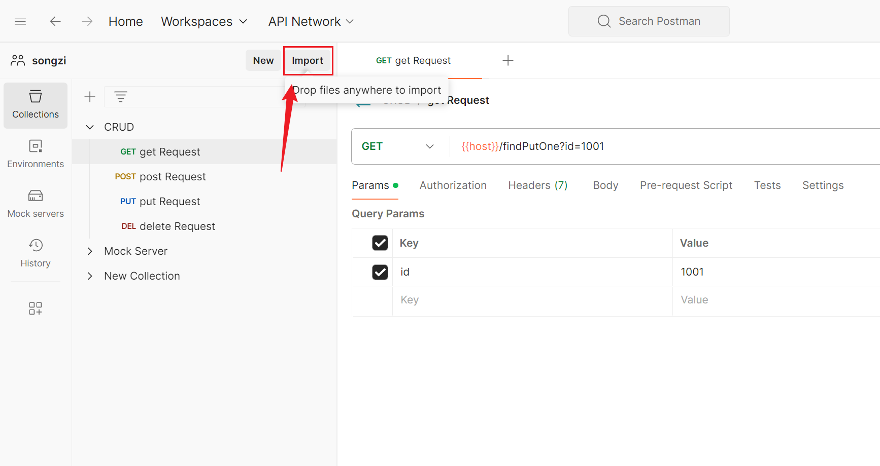 How to import a JSON file into Postman