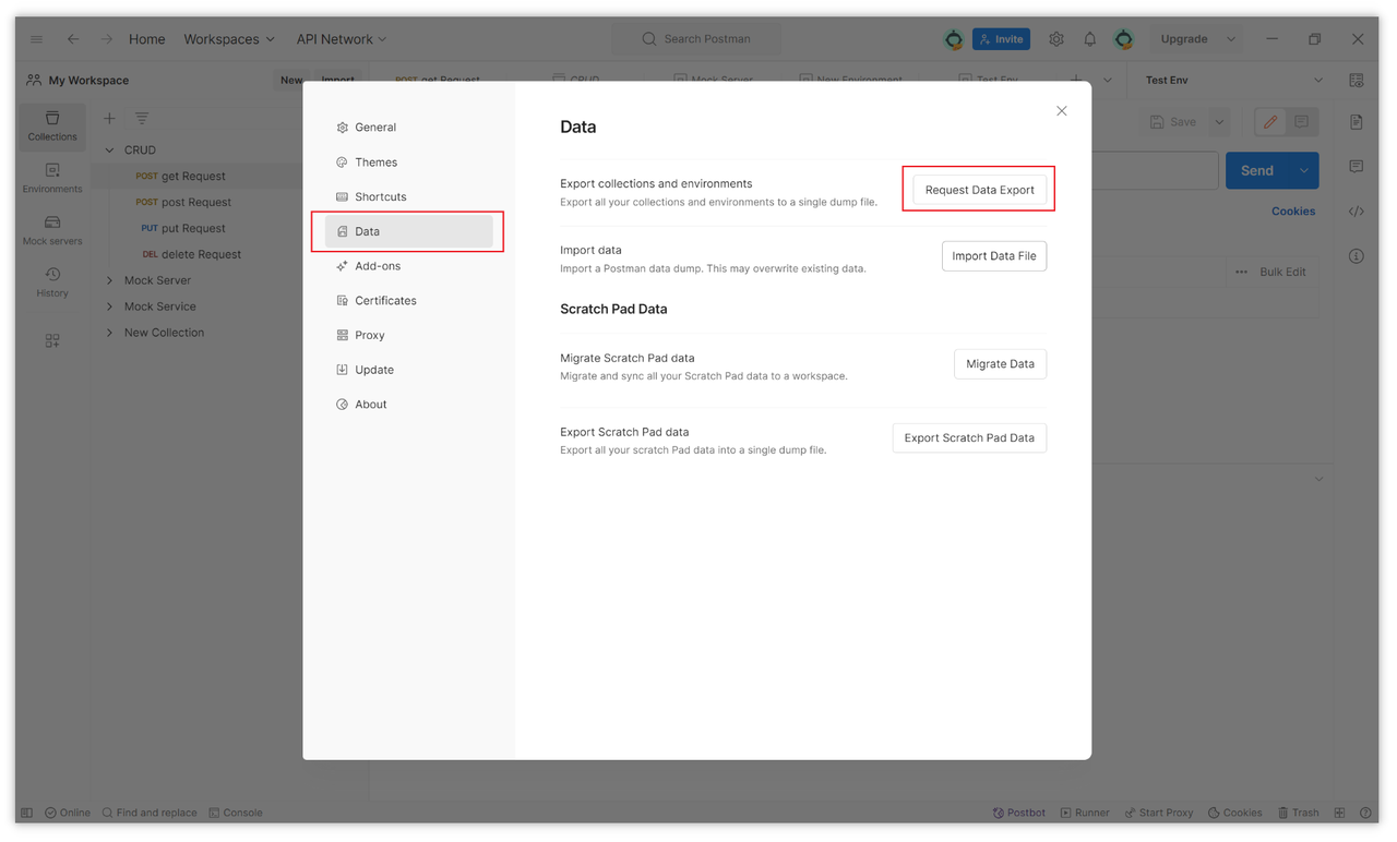 Exporting All Collections in postman