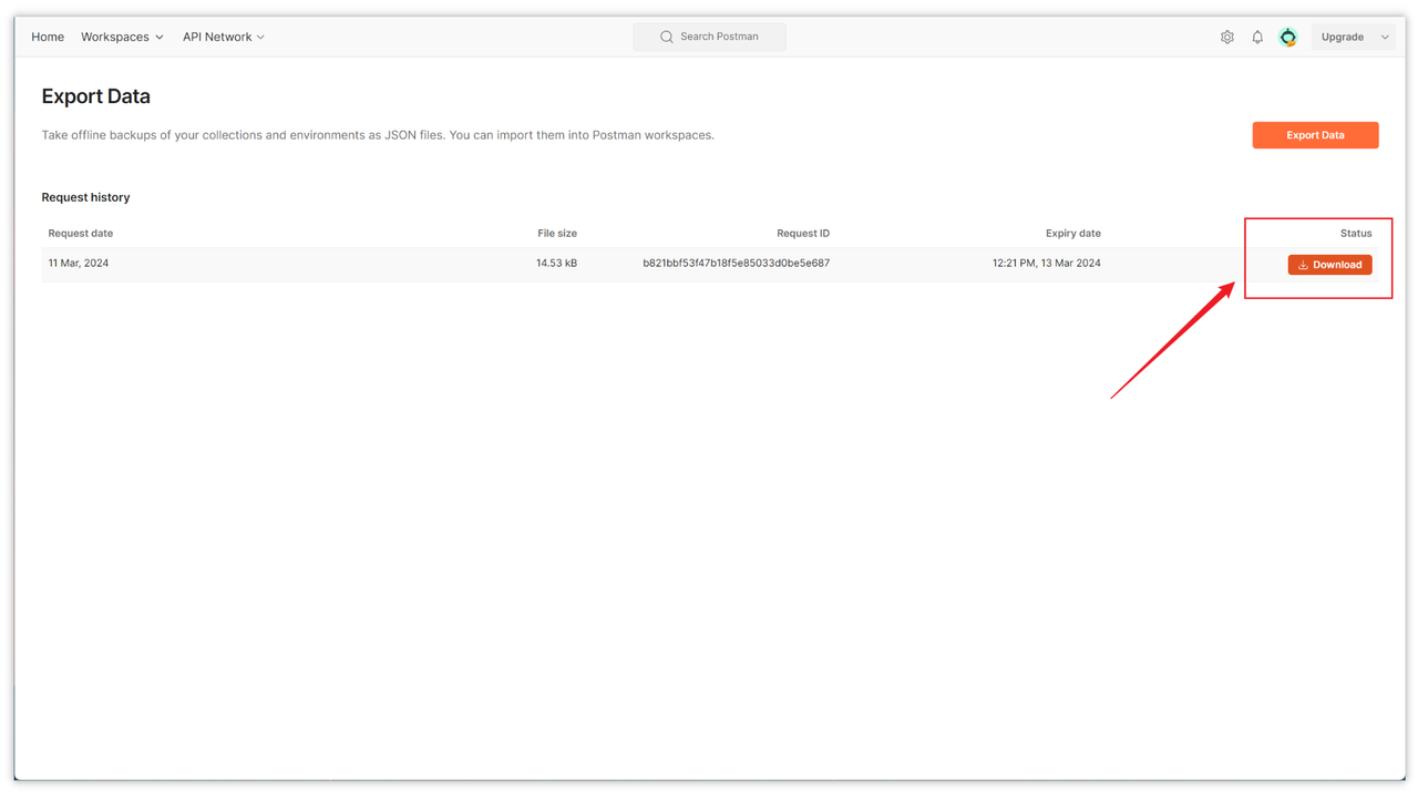 Exporting All Collections in postman