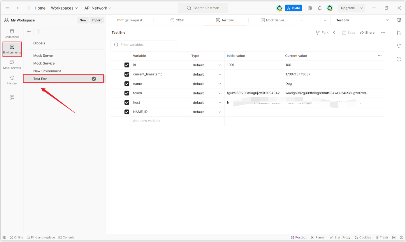 Export Environment Variables in Postman