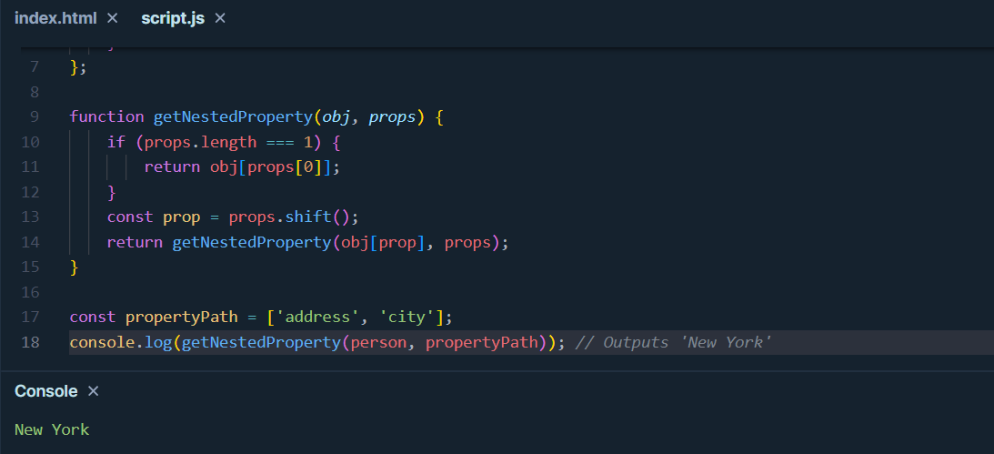 Access Nested Objects in JavaScript Dynamically