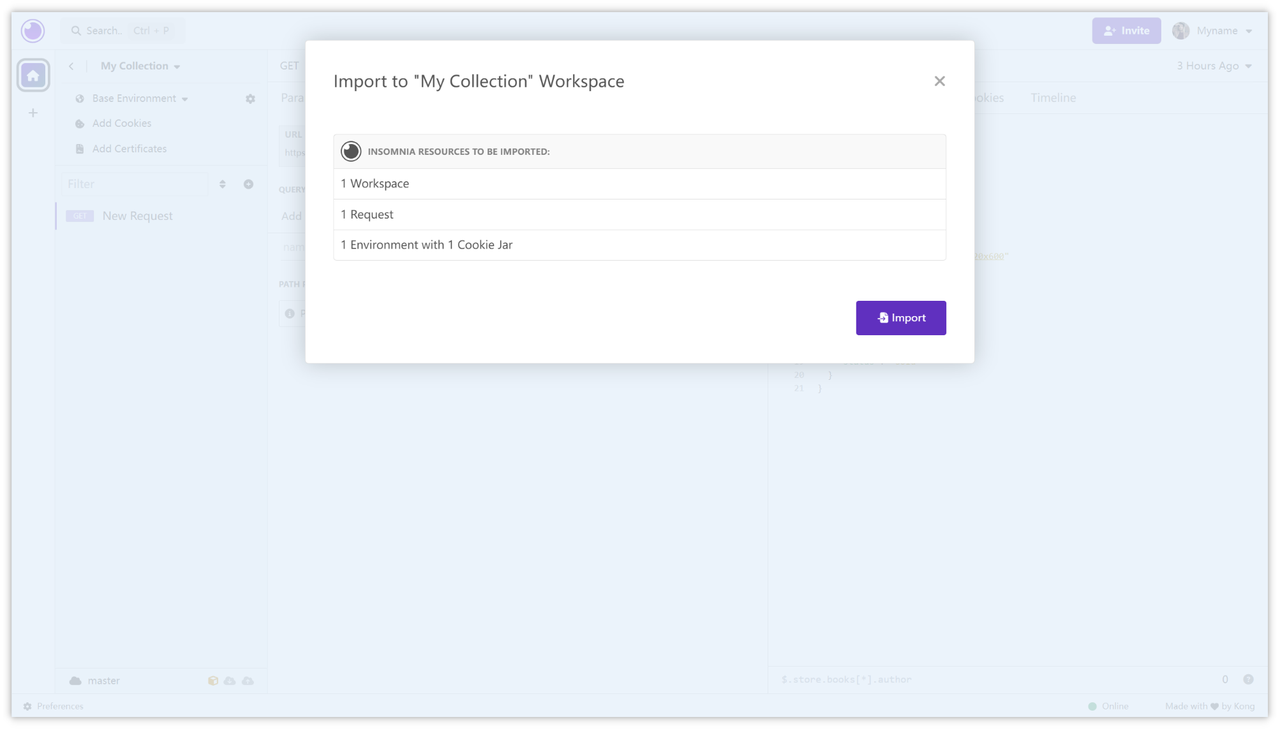 2-Importing Environment Variables in Insomnia