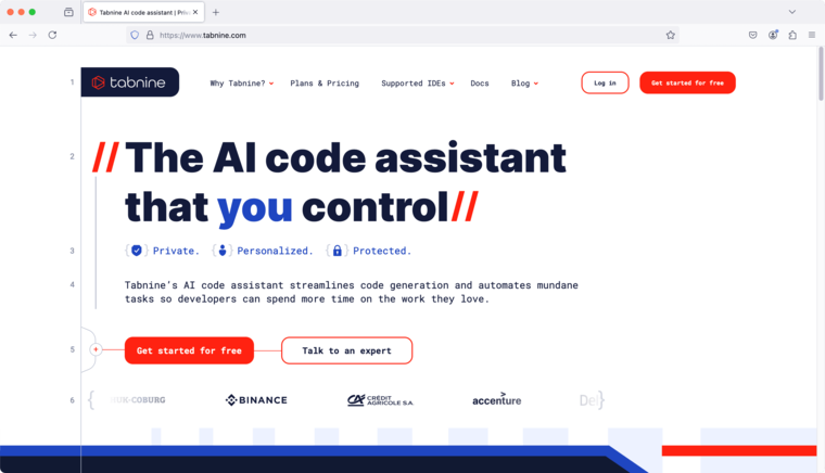 AI Programming Tools Tabnine