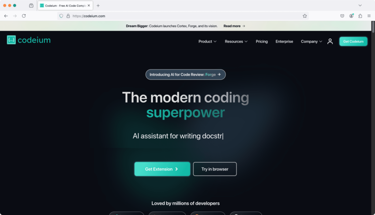AI Programming Tools Codeium