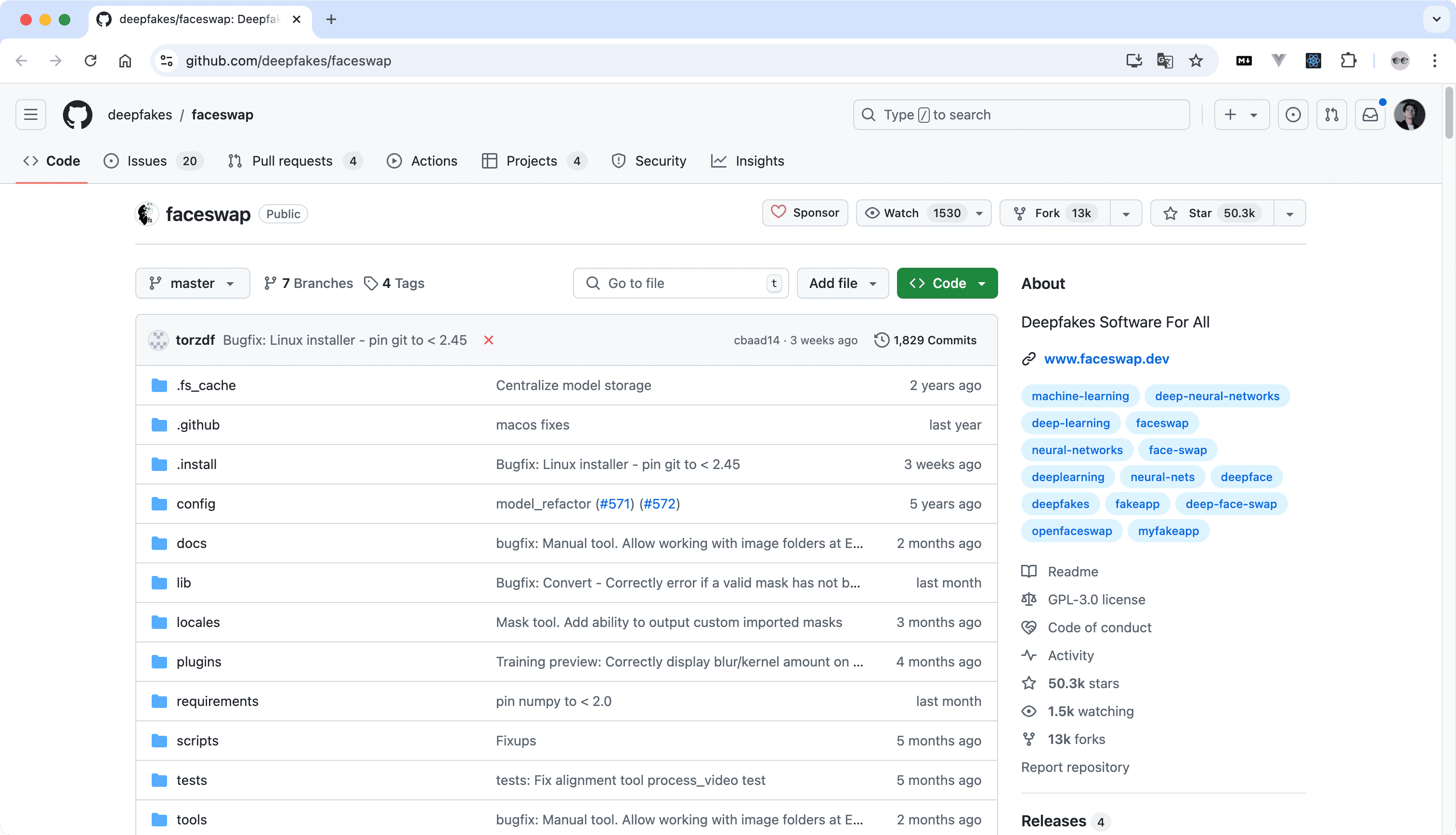 Github Open-Source Face-Swap Projects FaceSwap